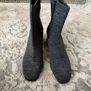 AEROSOLES Cezarina Heeled Boots in Gunmetal Grey